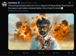 Fans Reactions on Rajinikanth's New Movie, Jailer 2 Teaser