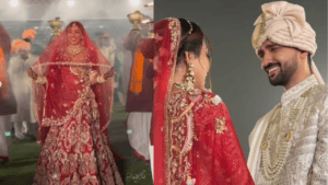 लाल रंग की ट्रेडिशनल ड्रेस के साथ सोनू ने जीते सबके दिल लग रही थी बहुत ही खूबसूरत